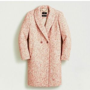 J Crew Daphne Topcoat Italian Tweed Wool Coat